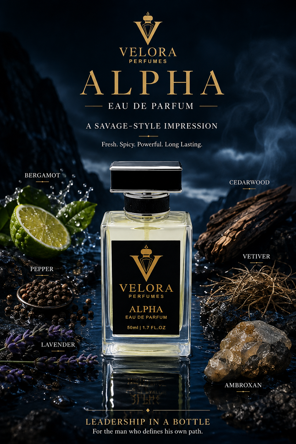 ALPHA by Velora – Bold. Magnetic. Unforgettable.